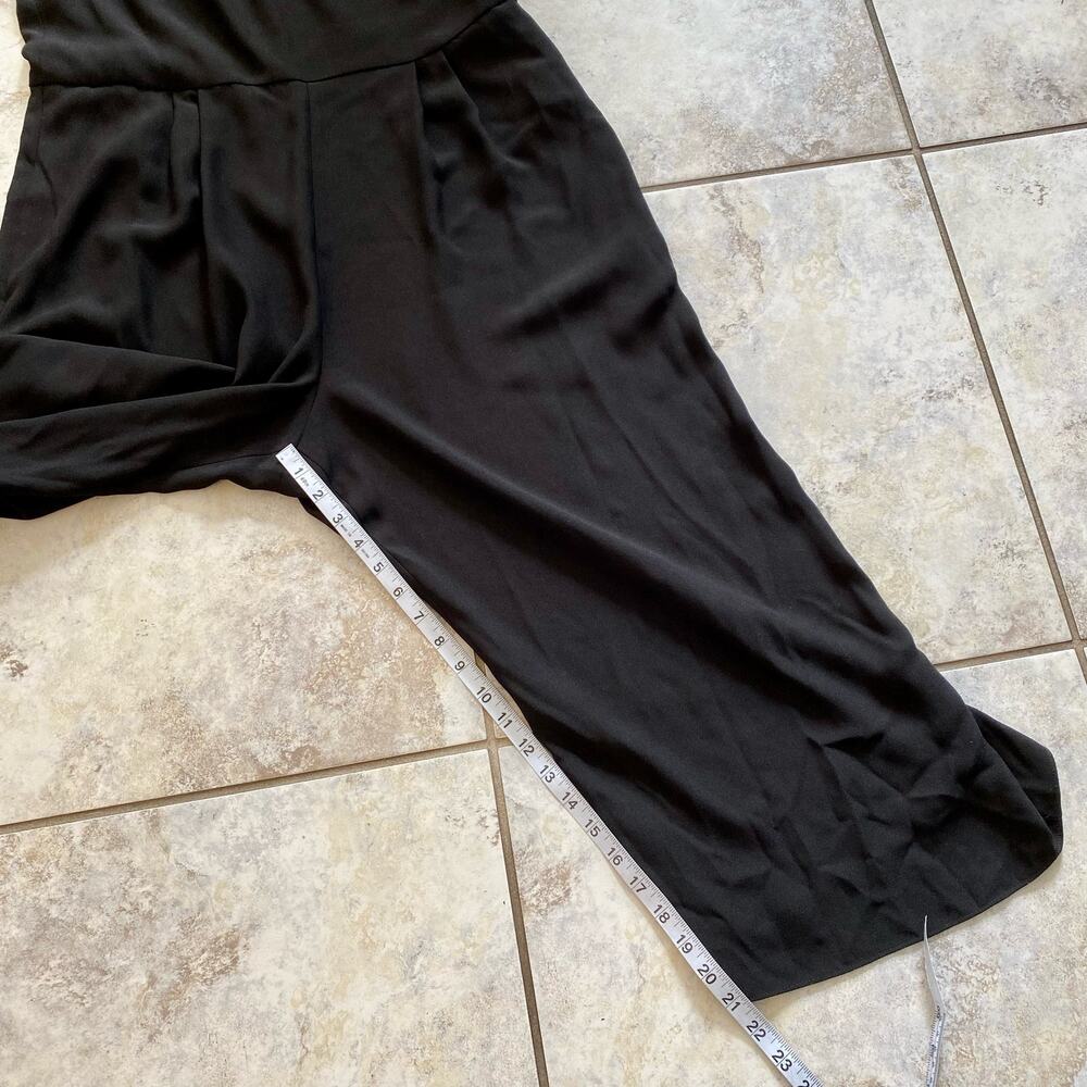 Gal Meets Glam Sybil Flutter Sleeve Black Jumpsuit size 16 - Picture 14 of 16